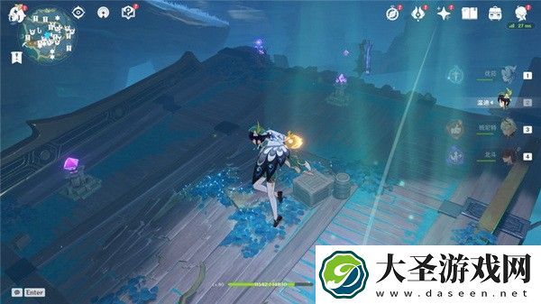 原神清籁丸船尾解密任务如何做