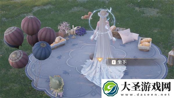 无限暖暖拍摄坐在野餐垫上的照片攻略