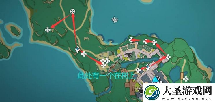 原神绯樱绣球位置在哪