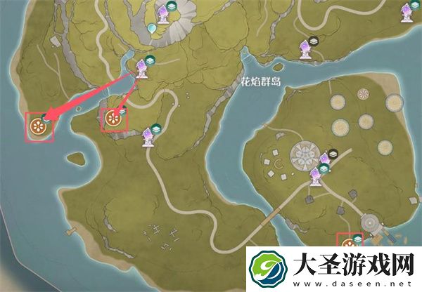 无限暖暖聆风洞窟3个烟花具体位置分享