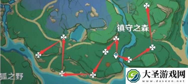 原神绯樱绣球位置在哪