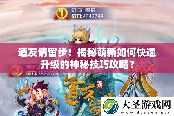 道友请留步！揭秘萌新如何快速升级的神秘技巧攻略
