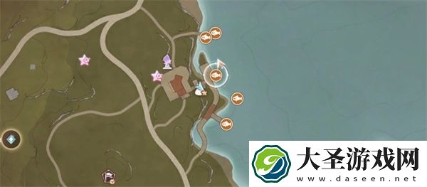 无限暖暖粉色缎带鱼获取位置分享