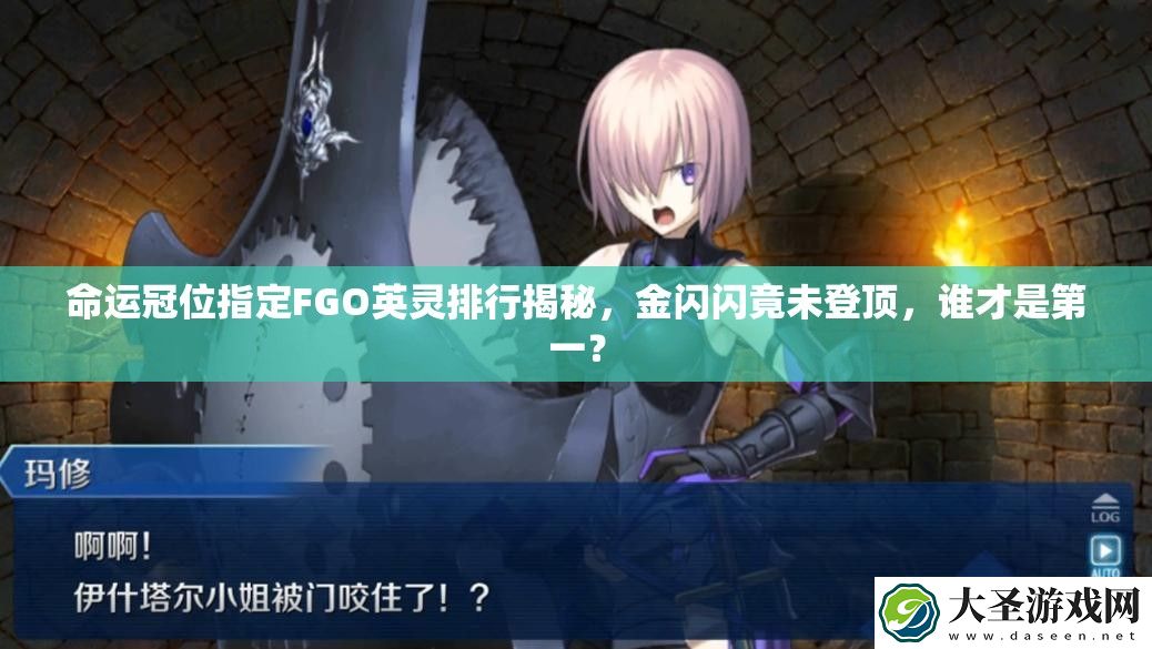命运冠位指定FGO英灵排行揭秘