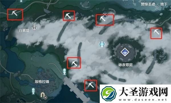 鸣潮云母釉岩全部收集位置分享