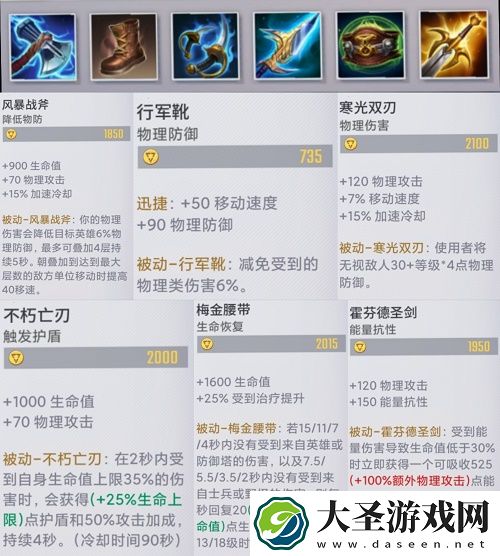漫威超级战争猎鹰出装推荐