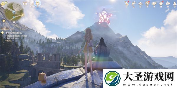 无限暖暖俯瞰花愿镇的奇想星位置分享