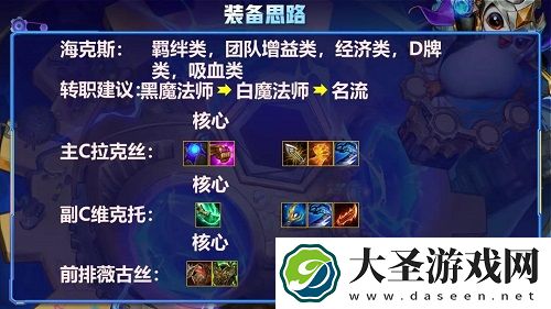金铲铲之战黑白法师阵容攻略