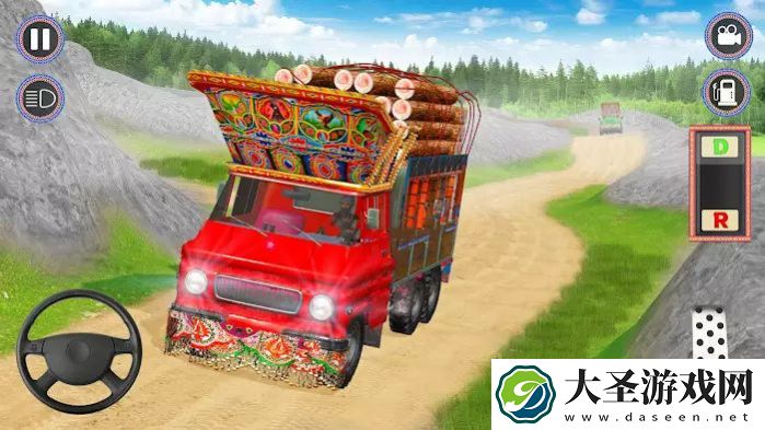 印度卡车货运拖车