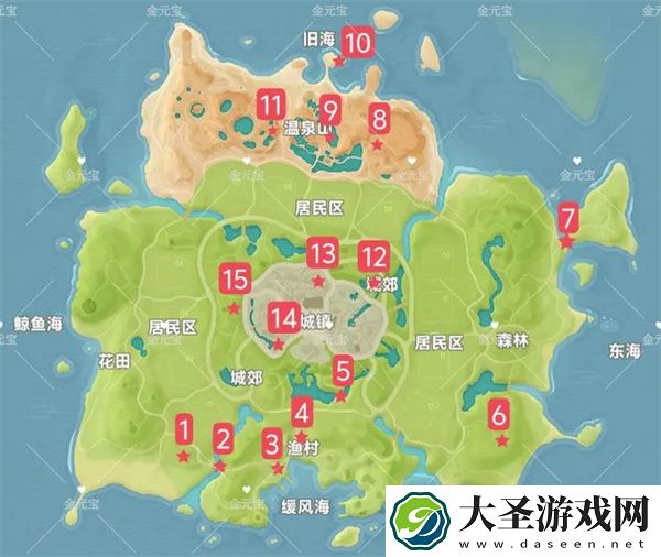 心动小镇15个最新泡泡点位分享