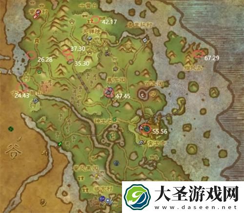 魔兽世界潘达利亚文物在哪