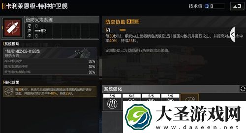 无尽的拉格朗日卡利莱恩特种护卫舰加点推荐