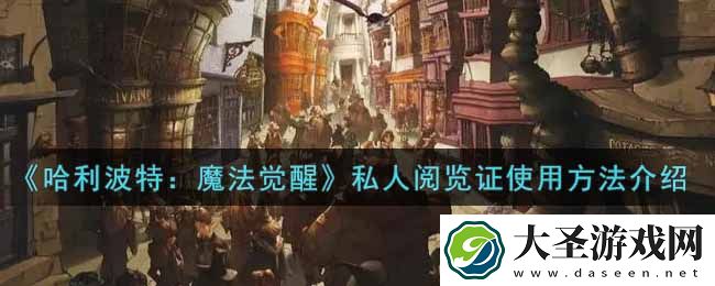 哈利波特魔法觉醒私人阅览证怎么用