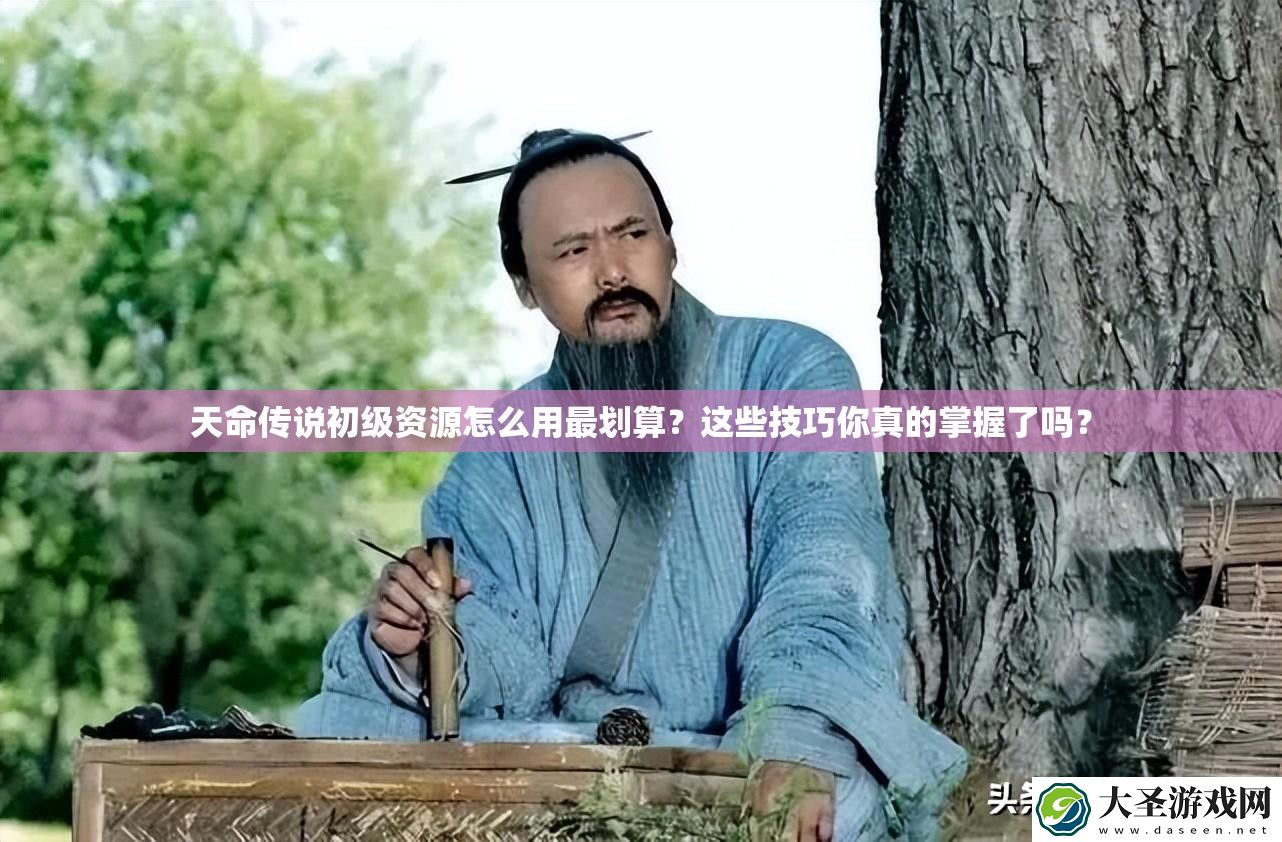 天命传说初级资源怎么用最划算