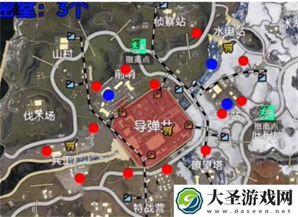 和平精英地铁逃生冰河禁区打野点在哪