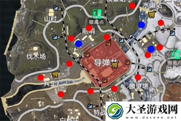 和平精英地铁逃生冰河禁区打野点在哪