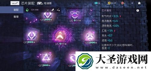 王牌竞速哈迪斯芯片搭配推荐