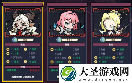 边缘星球角色选择以及配队推荐