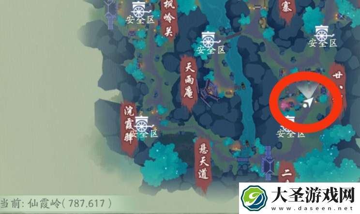 新笑傲江湖蓝银结奇遇3个坐标在哪