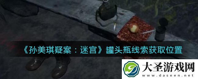 孙美琪疑案迷宫攻略罐头瓶在哪里
