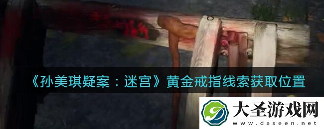 孙美琪疑案迷宫攻略黄金戒指在哪里