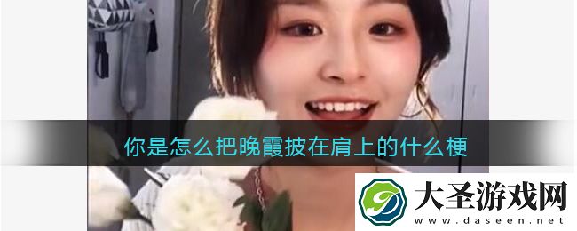 你是怎么把晚霞披在肩上的什么梗/意思