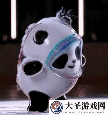 冰墩墩铁憨憨表情包动图