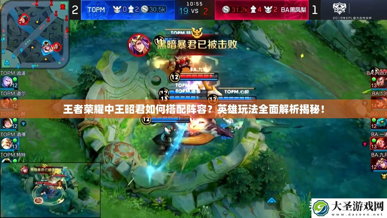 王者荣耀中王昭君如何搭配阵容