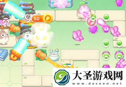 保卫萝卜4梁波波与祝秋秋第4关通关详解