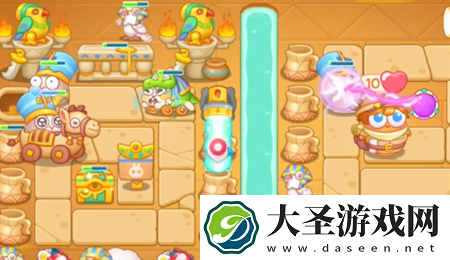 保卫萝卜4法老归来第118关通关流程