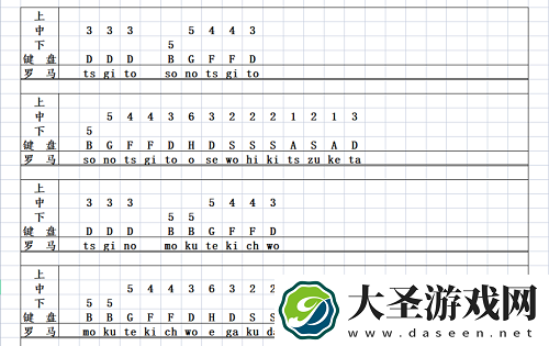 原神风物之琴新宝岛琴谱分享