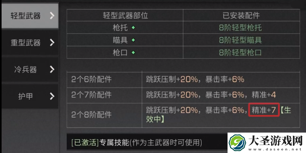 明日之后武器精准怎么提升