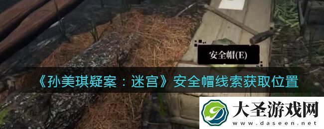 孙美琪疑案迷宫攻略安全帽在哪里
