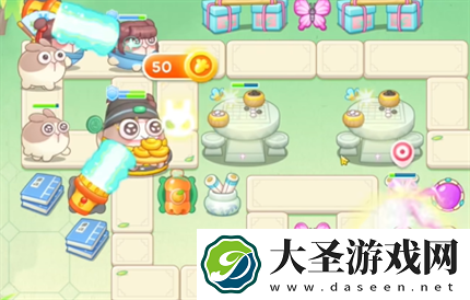 保卫萝卜4梁波波与祝秋秋第4关通关详解