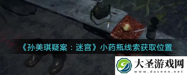 孙美琪疑案迷宫攻略小药瓶在哪里