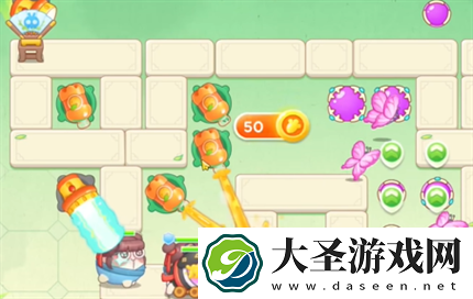 保卫萝卜4梁波波与祝秋秋第4关通关详解