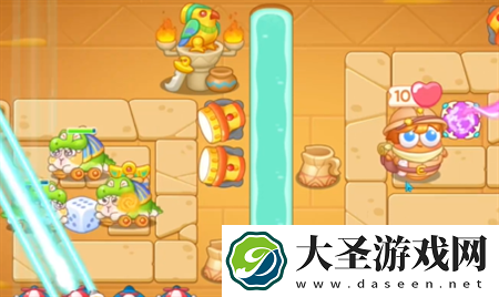 保卫萝卜4法老归来第118关通关流程