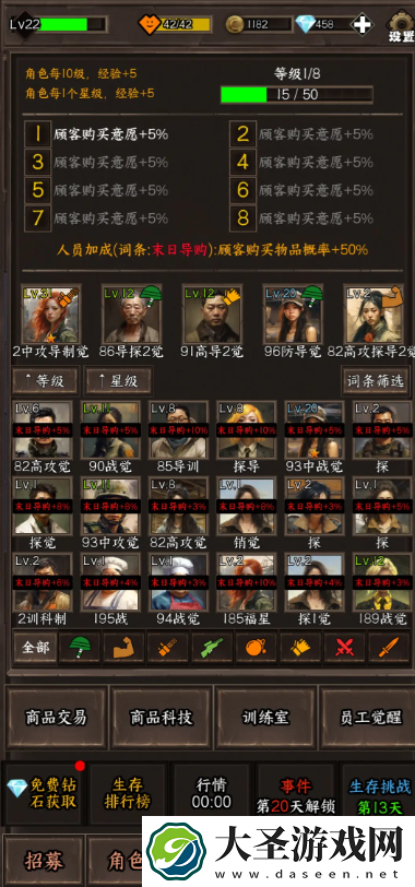 我在末世开超市新秩序阵容搭配搭配攻略