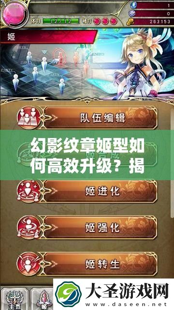 幻影纹章姬型如何高效升级