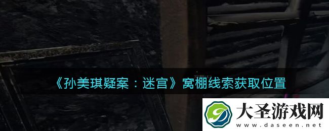 孙美琪疑案迷宫攻略窝棚在哪里