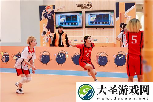 排球少年手游公测迎新携手万达