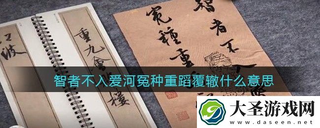 智者不入爱河冤种重蹈覆辙是什么梗