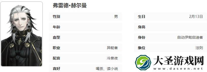 异象回声弗雷德技有什么技能