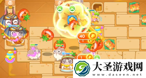 保卫萝卜4法老归来第105关通关详解