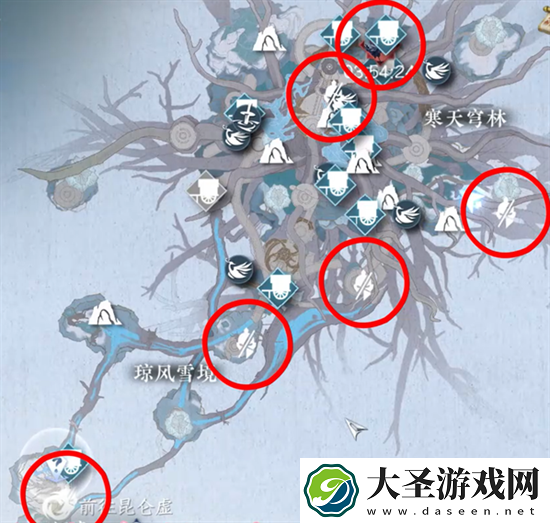 逆水寒手游九光寒林野外强敌位置在哪
