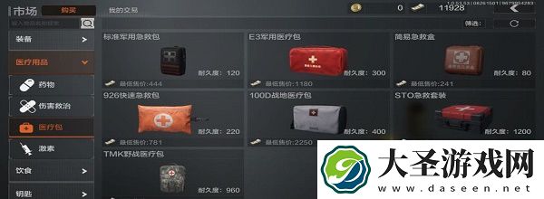 暗区突围药品测评大全