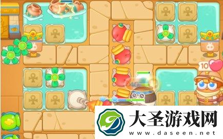 保卫萝卜4法老归来第91关图文攻略
