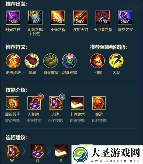 英雄联盟手游卡牌出装天赋攻略最新