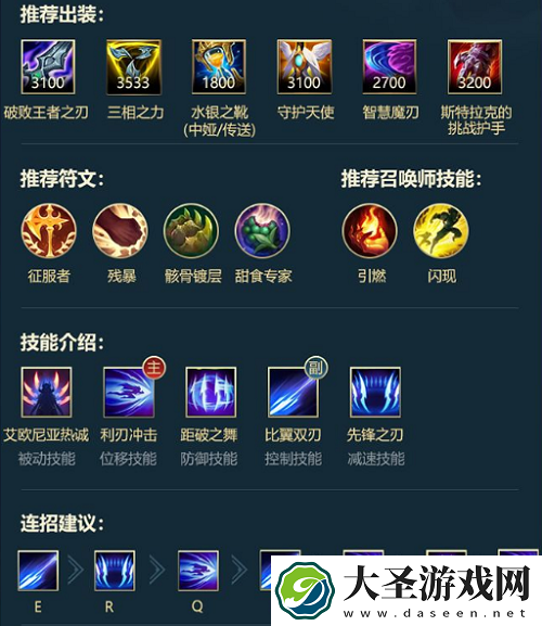英雄联盟手游刀妹出装攻略