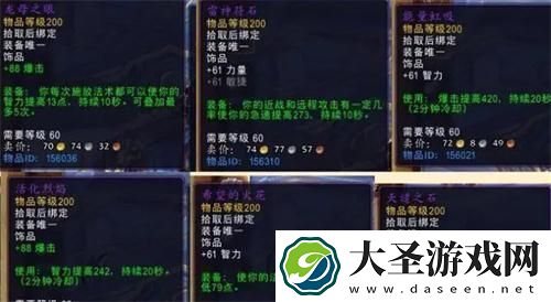 魔兽世界奥杜尔掉落物品有哪些